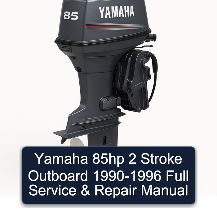 Yamaha 85hp 2 Stroke Outboard 1990-1996 Full Service & Repair Manual 