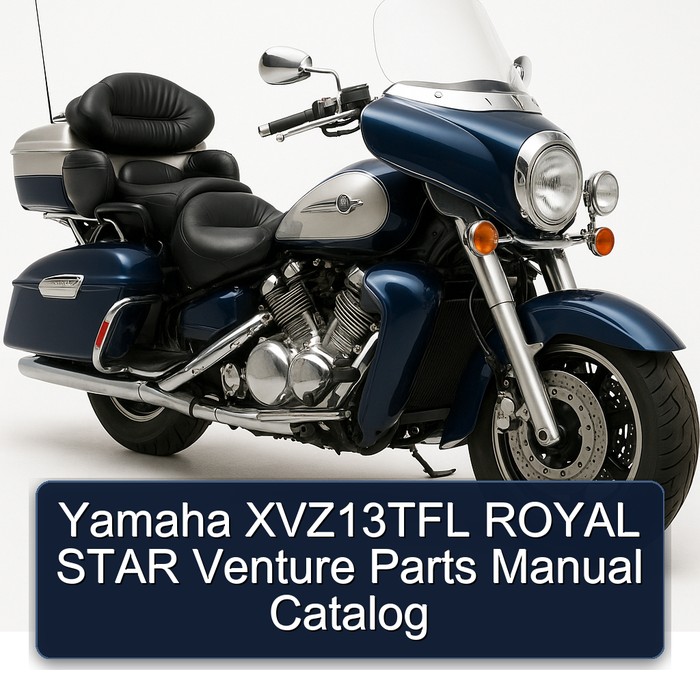 Yamaha XVZ13TFL Royal Star Venture Parts Catalog PDF Download