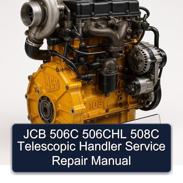 JCB 506C 506CHL 508C Telescopic Handler Service Repair Manual