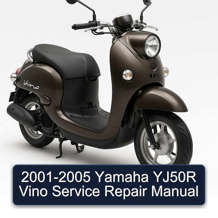 2001-2005 Yamaha YJ50R Vino Manual de servicio y reparación