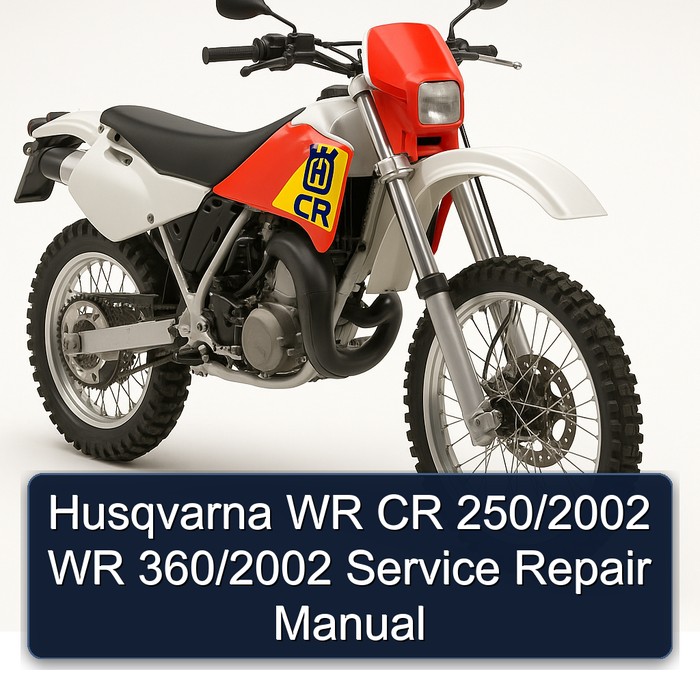 Husqvarna WR CR 250/2002 WR 360/2002 Manual de servicio y reparación