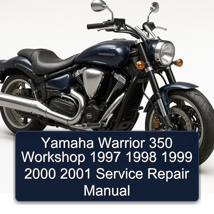 Yamaha Warrior 350 Workshop 1997 1998 1999 2000 2001 Service Repair Manual 