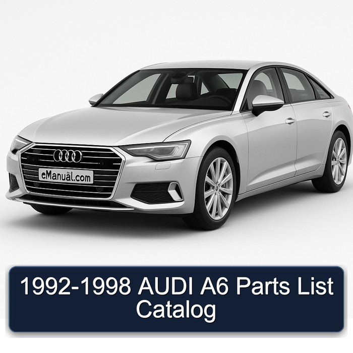 1992-1998 AUDI A6 Parts List Catalog