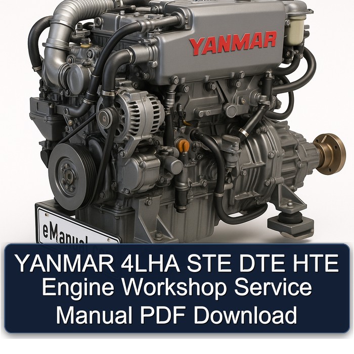 YANMAR 4LHA STE DTE HTE Engine Workshop Service Manual PDF Download