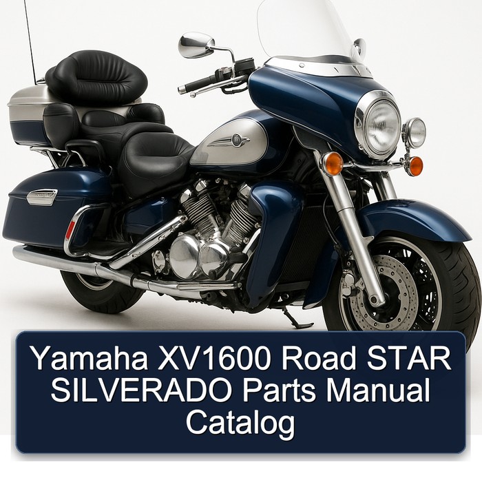 Yamaha XV1600 Road STAR SILVERADO Parts Manual Catalog