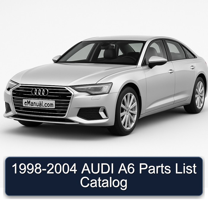 1998-2004 AUDI A6 Parts List Catalog