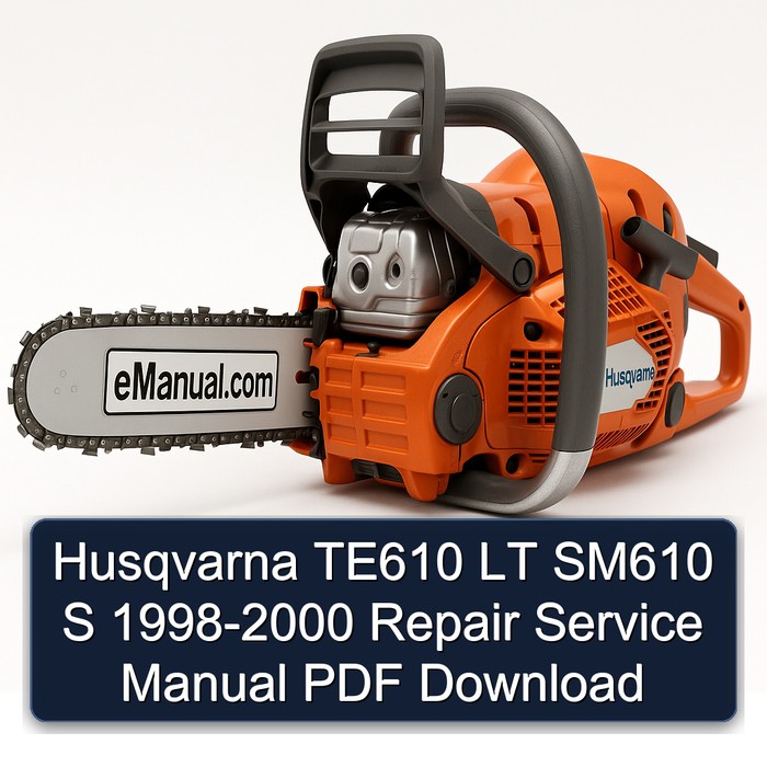 Husqvarna TE610 LT SM610 S 1998-2000 Repair Service Manual PDF Download