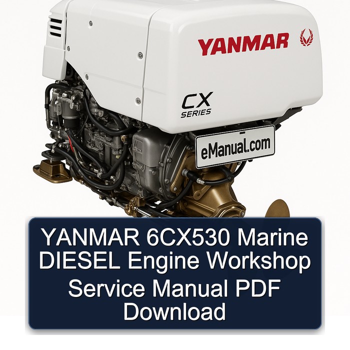 YANMAR 6CX530 Marine DIESEL Engine Workshop Service Manual PDF Download