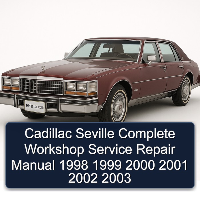 Cadillac Seville Manual completo de servicio y reparación del taller 1998 1999 2000 2001 2002 2003