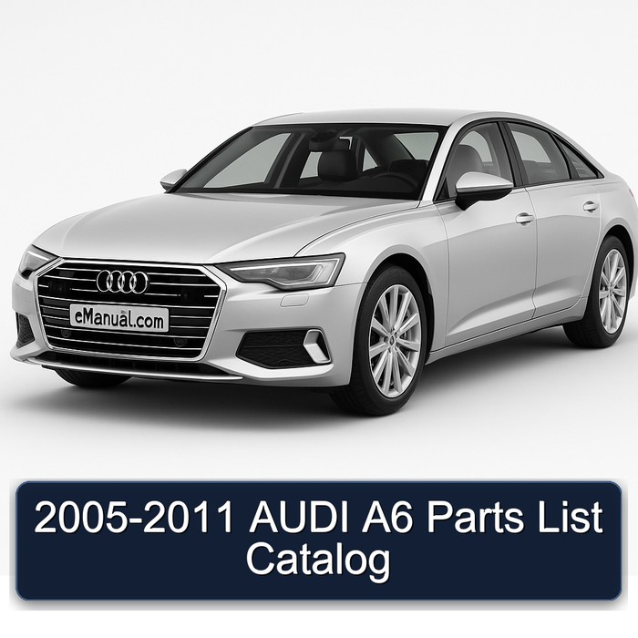 2005-2011 AUDI A6 Parts List Catalog