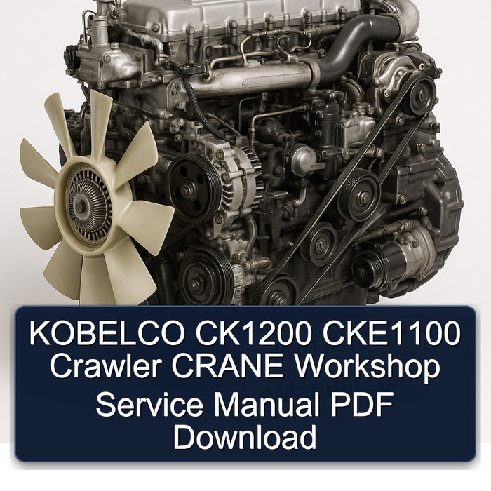 KOBELCO CK1200 / CKE1100 Raupenkran Werkstatt Handbuch PDF Download