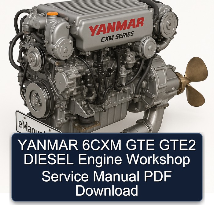 YANMAR 6CXM GTE GTE2 DIESEL Engine Workshop Service Manual PDF Download