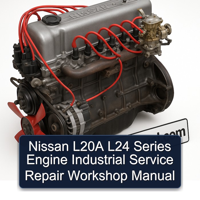 Manual de Reparación y Servicio Industrial para Motores Nissan L20A y L24