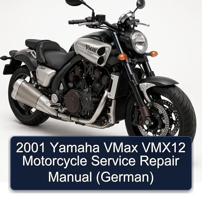 2001 Yamaha VMax VMX12 Motorcycle Service Repair Manual (German)