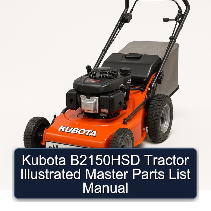 Manual de Piezas Ilustrativo del Tractor Kubota B2150HSD