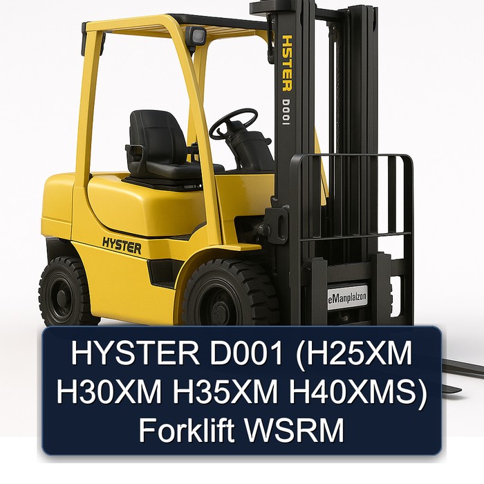 Montacargas HYSTER D001 (H25XM H30XM H35XM H40XMS) WSRM