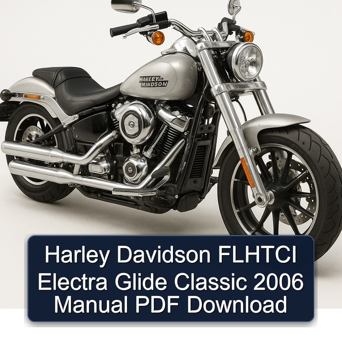 Harley Davidson FLHTCI Electra Glide Classic 2006 Manual PDF Download