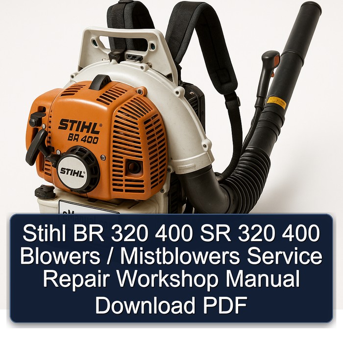 Stihl BR 320 400 SR 320 400 Blowers / Mistblowers Service Repair Workshop Manual Download PDF