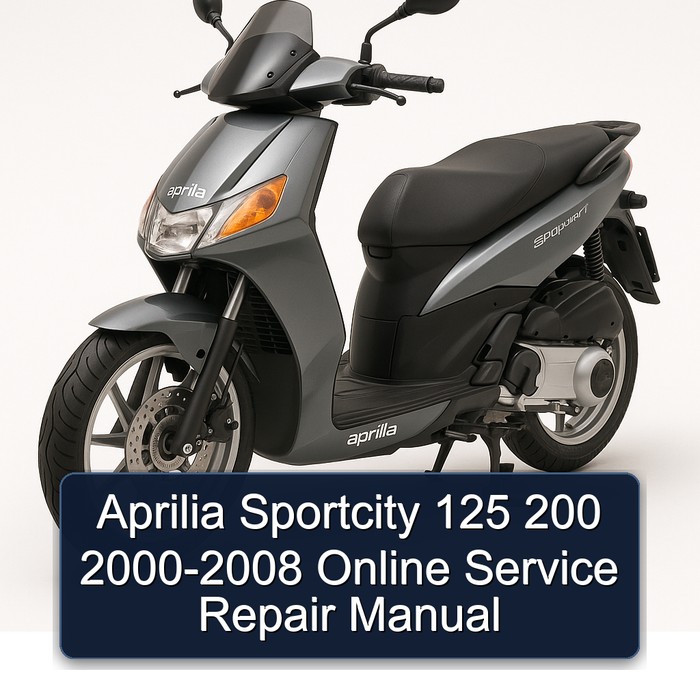 Aprilia Sportcity 125 200 2000-2008 Online Manual de servicio y reparación