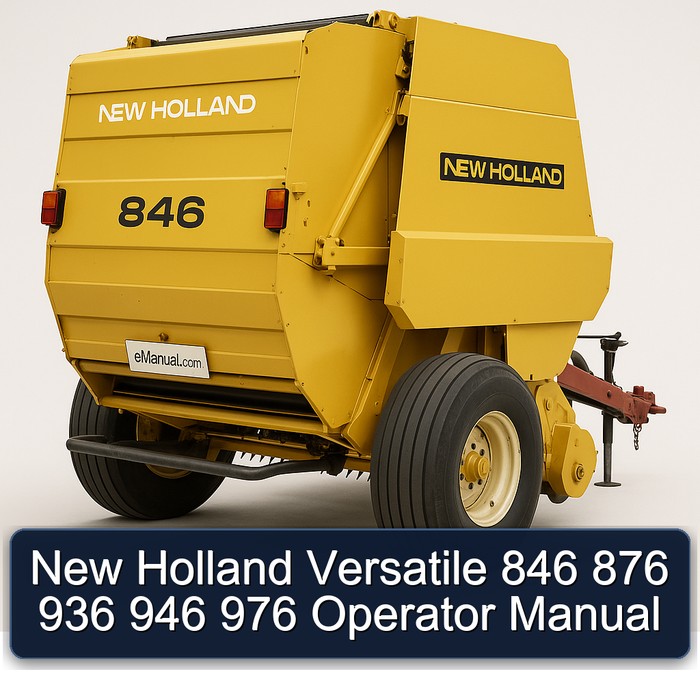 New Holland Versatile 846/876/936/946/976 Bedienungsanleitung