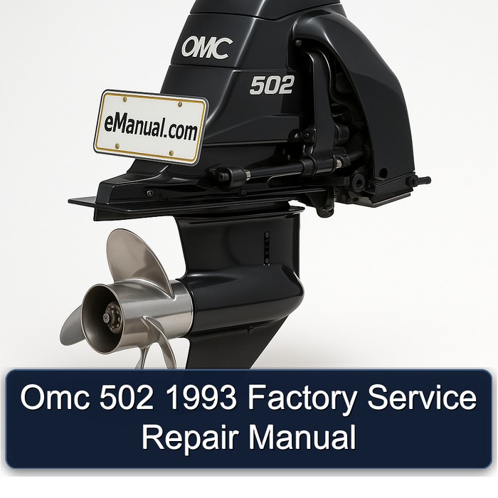 Omc 502 1993 Factory Service Repair Manual