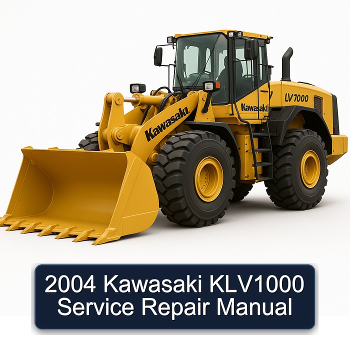 2004 Kawasaki KLV1000 Manual de servicio y reparación