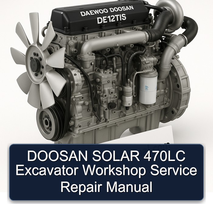 DOOSAN SOLAR 470LC Excavator Workshop Service Repair Manual