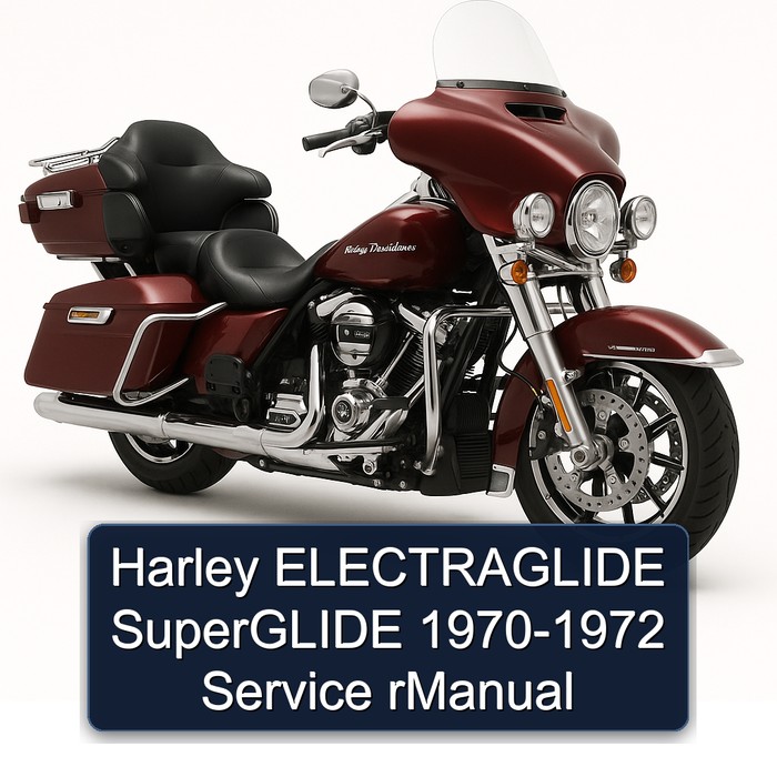 Harley ELECTRAGLIDE SuperGLIDE 1970-1972 Service rManual