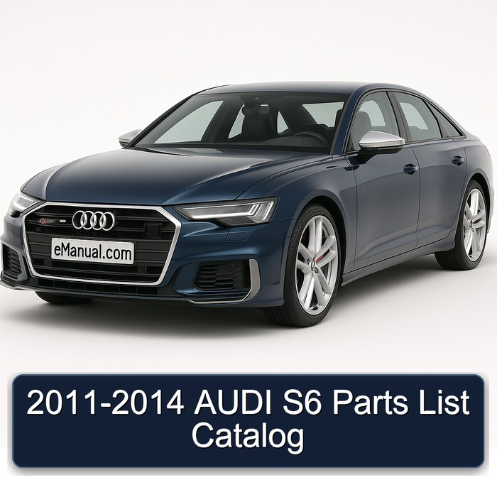 2011-2014 AUDI S6 Parts List Catalog