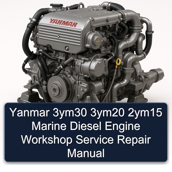 Yanmar 3ym30 3ym20 2ym15 Marine Diesel Engine Workshop Service Repair Manual