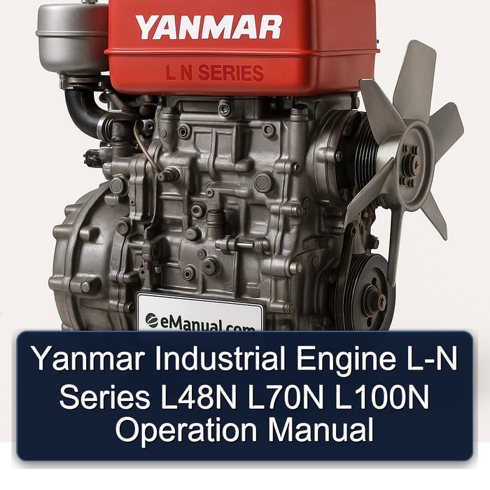 Yanmar Industrial Engine L-N Series L48N L70N L100N Operation Manual 