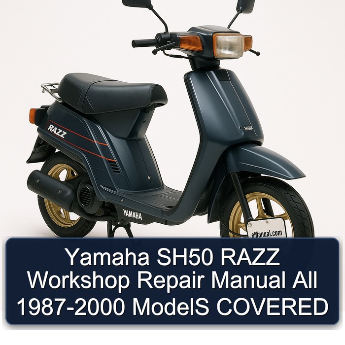 Yamaha SH50 RAZZ Workshop Repair Manual All 1987-2000 ModelS COVERED