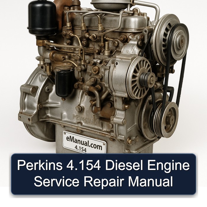 Perkins 4.154 Diesel Engine Manual de servicio y reparación