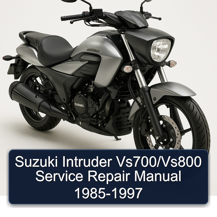 Suzuki Intruder Vs700/Vs800 Manual de servicio y reparación 1985-1997