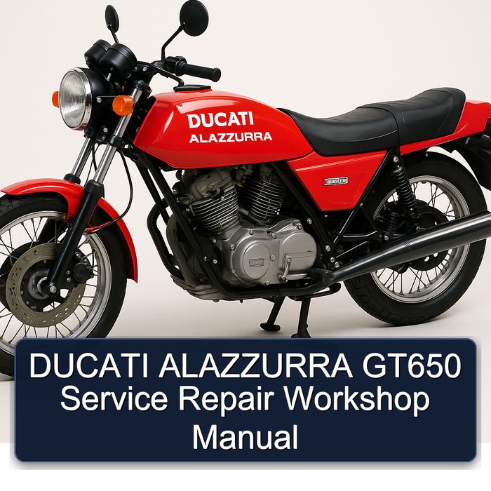 DUCATI ALAZZURRA GT650 Service Repair Workshop Manual