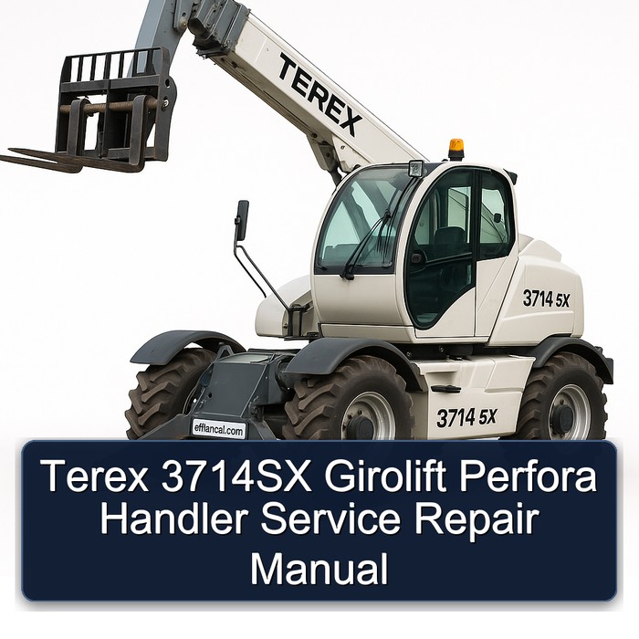 Terex 3714SX Girolift Perfora Handler Service Repair Manual 