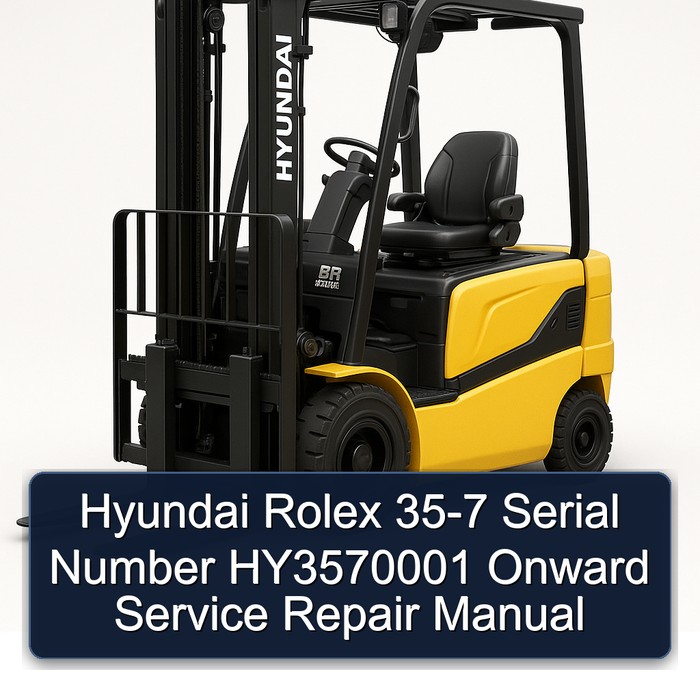 Hyundai Rolex 35-7 Servicehandbuch