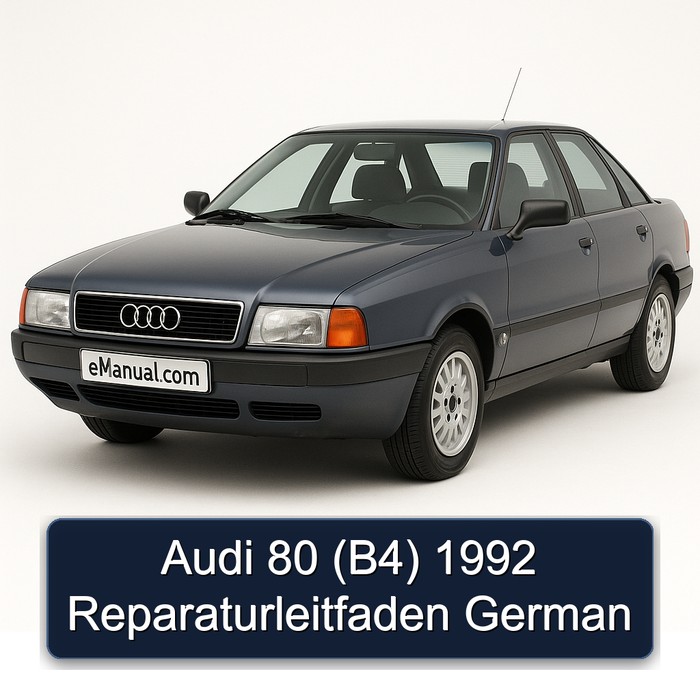 Audi 80 (B4) 1992 Reparaturleitfaden German