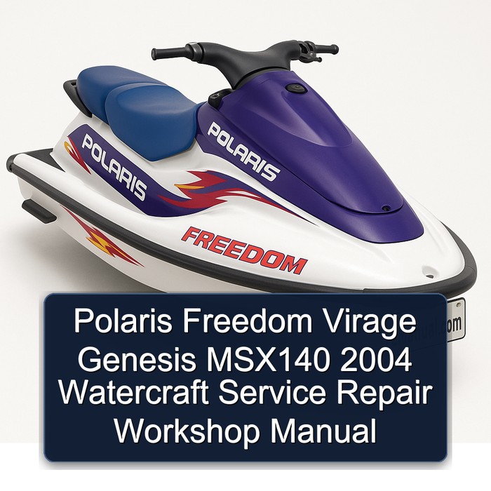 Polaris Freedom Virage Genesis MSX140 2004 Watercraft Service Repair Workshop Manual 