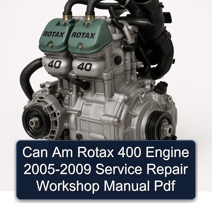 Can Am Rotax 400 Engine 2005-2009 Service Repair Workshop Manual  Pdf