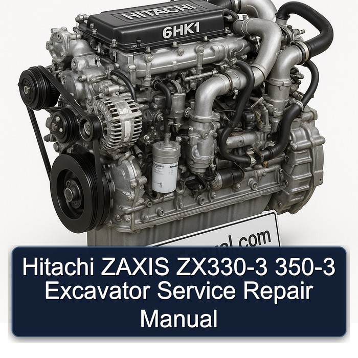 Hitachi ZAXIS ZX330-3 350-3 Excavator Manual de servicio y reparación