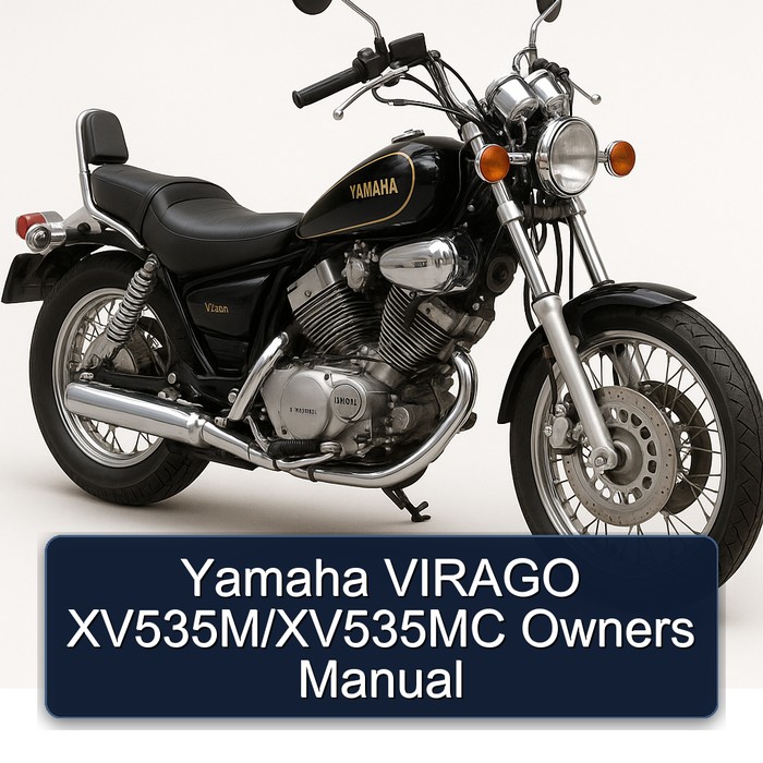 Yamaha VIRAGO XV535M/XV535MC Owners Manual 