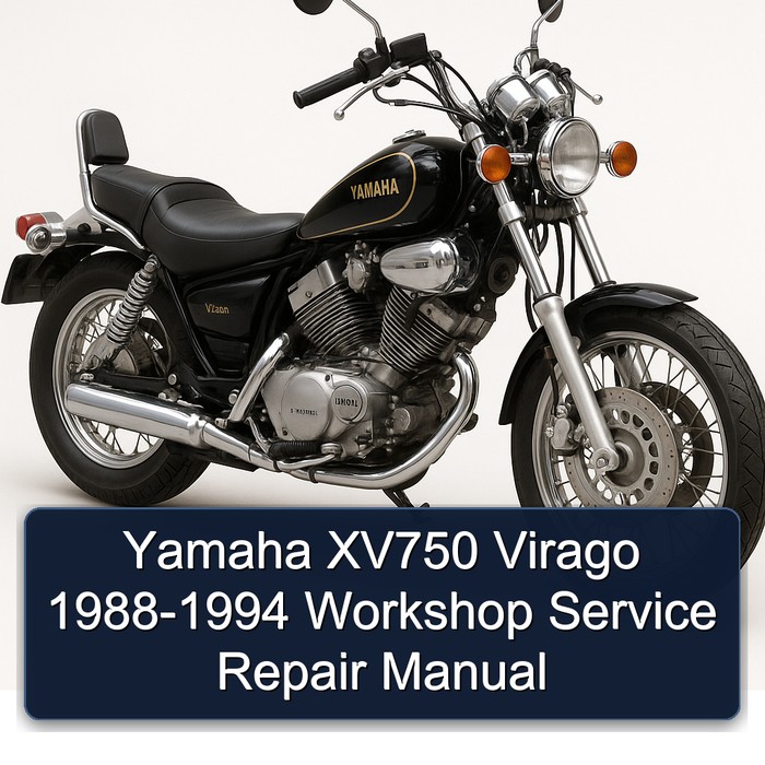 Yamaha XV750 Virago 1988-1994 Workshop Service Repair Manual 