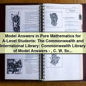 Model Answers in Pure Mathematics for a-Level Students PDF Download