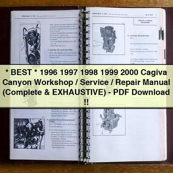 GMC 1997 1998 1999 2000 Cagiva Canyon // ( & Exhaustive) Workshop Service Repair Manual PDF Download