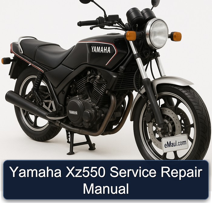 Yamaha Xz550 Manual de servicio y reparación