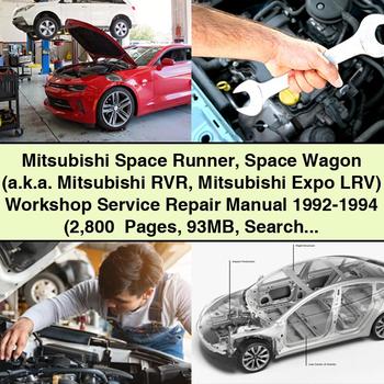 Mitsubishi Space Runner Space Wagon (RVR/Expo LRV) Workshop Service Repair Manual 1992-1994