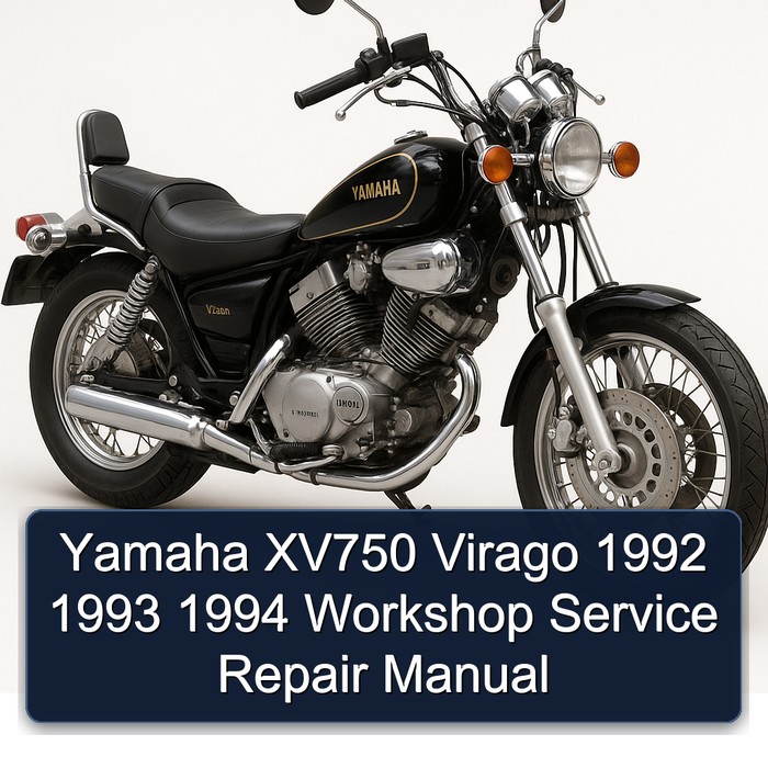 Yamaha XV750 Virago 1992 1993 1994 Workshop Service Repair Manual 