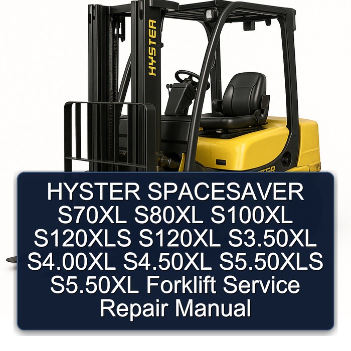 Hyster Spacesaver Gabelstapler Service- und Reparaturhandbuch