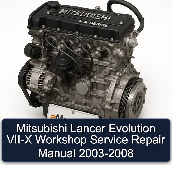 Manual de Reparación y Servicio Mitsubishi Lancer Evolution VII-X (Evo 7-10) 2003-2008
